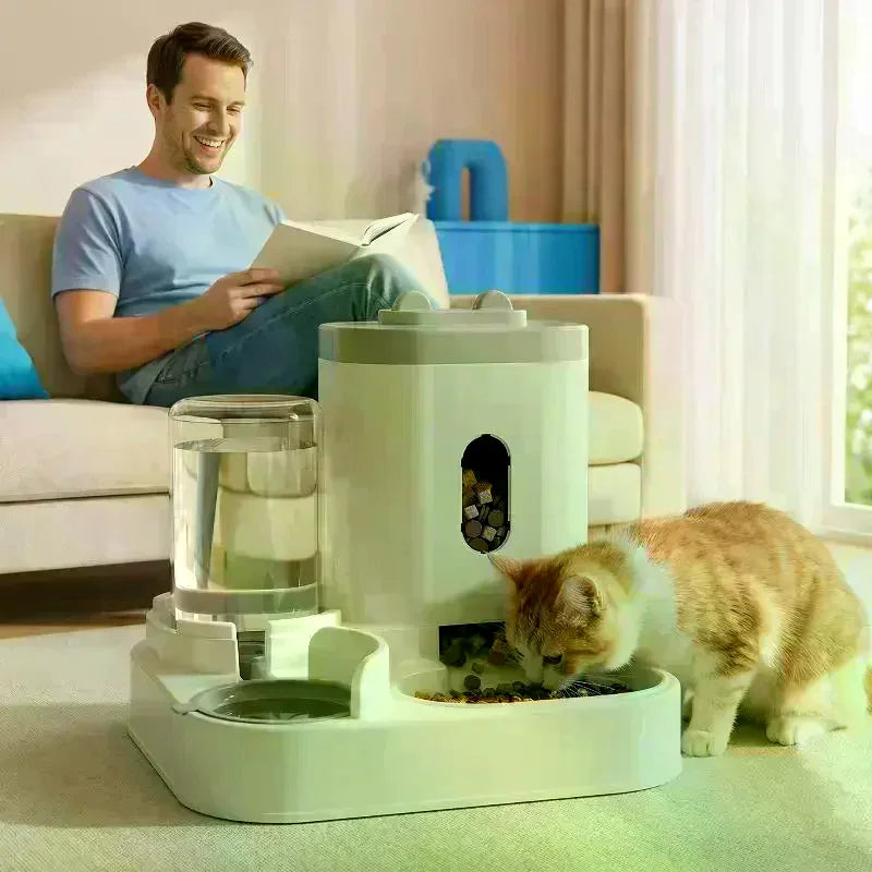 2-in-1 Pet Food and Water Dispenser