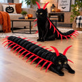 Cat Costume Centipede Outfit,Funny Pet Cosplay Costumes, Adjustable Straps for Small Medium Large Cats Outdoor Party Dress