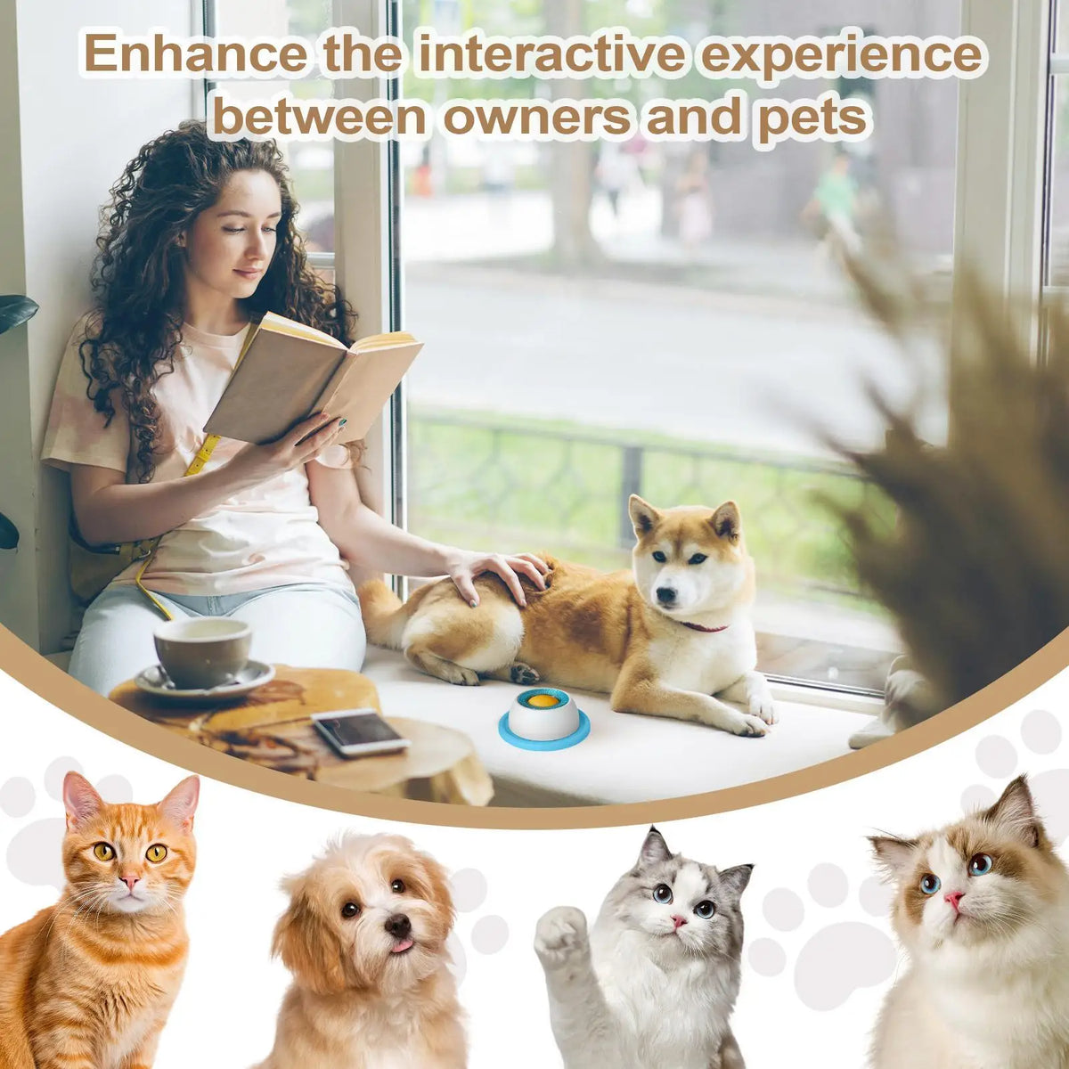 Interactive Lick Feeder for Dogs & Cats