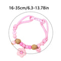 Cat Dog Flea Collar Natural Wood Adjustable Safe Buckle Macaron Color Fly Repellent Puppy Kitten Tick Control Summer Daily Care