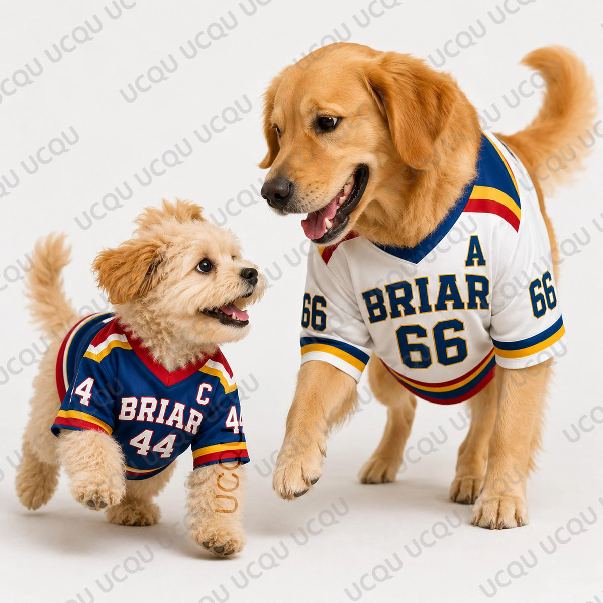 2026 New Summer Pet Off Campus Briar University Dog Jersey 44 66 Puppy Cat Sports Shirt Cosplay Fan Outfit