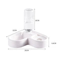 Double Bowl Pet Feeder Set
