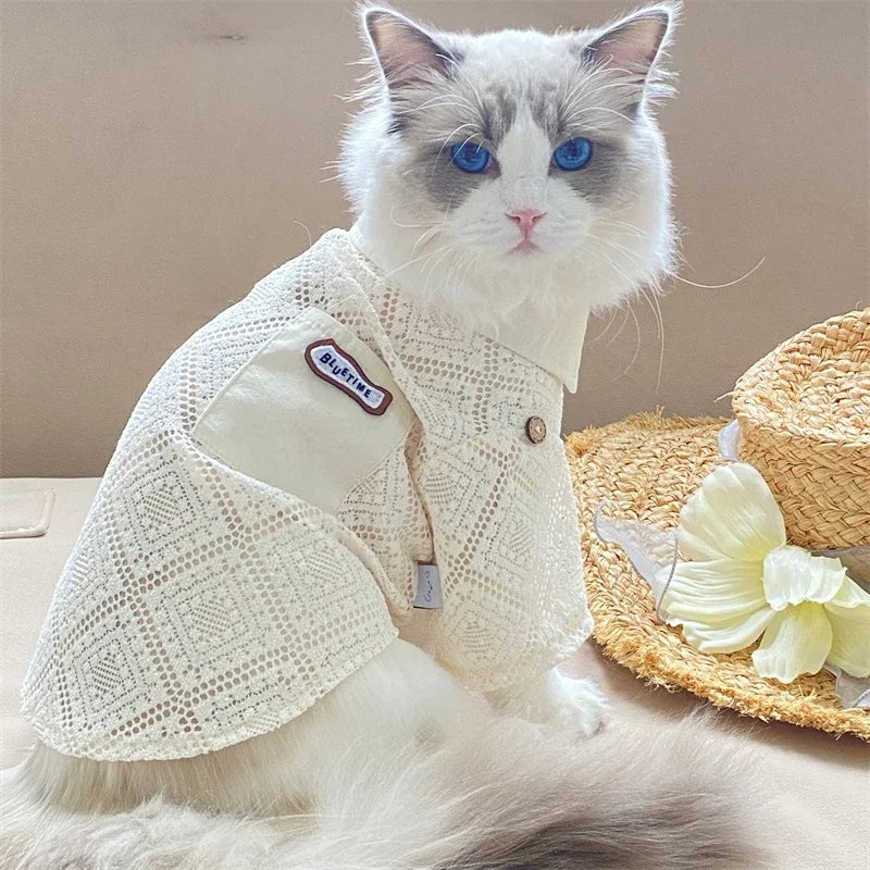 Dog Summer Clothes Shirt Cat Puppy Small Dog Costume Yorkie Poodle Corgi Samoyed Husky Labrador Golden Retriever Clothing Outfit