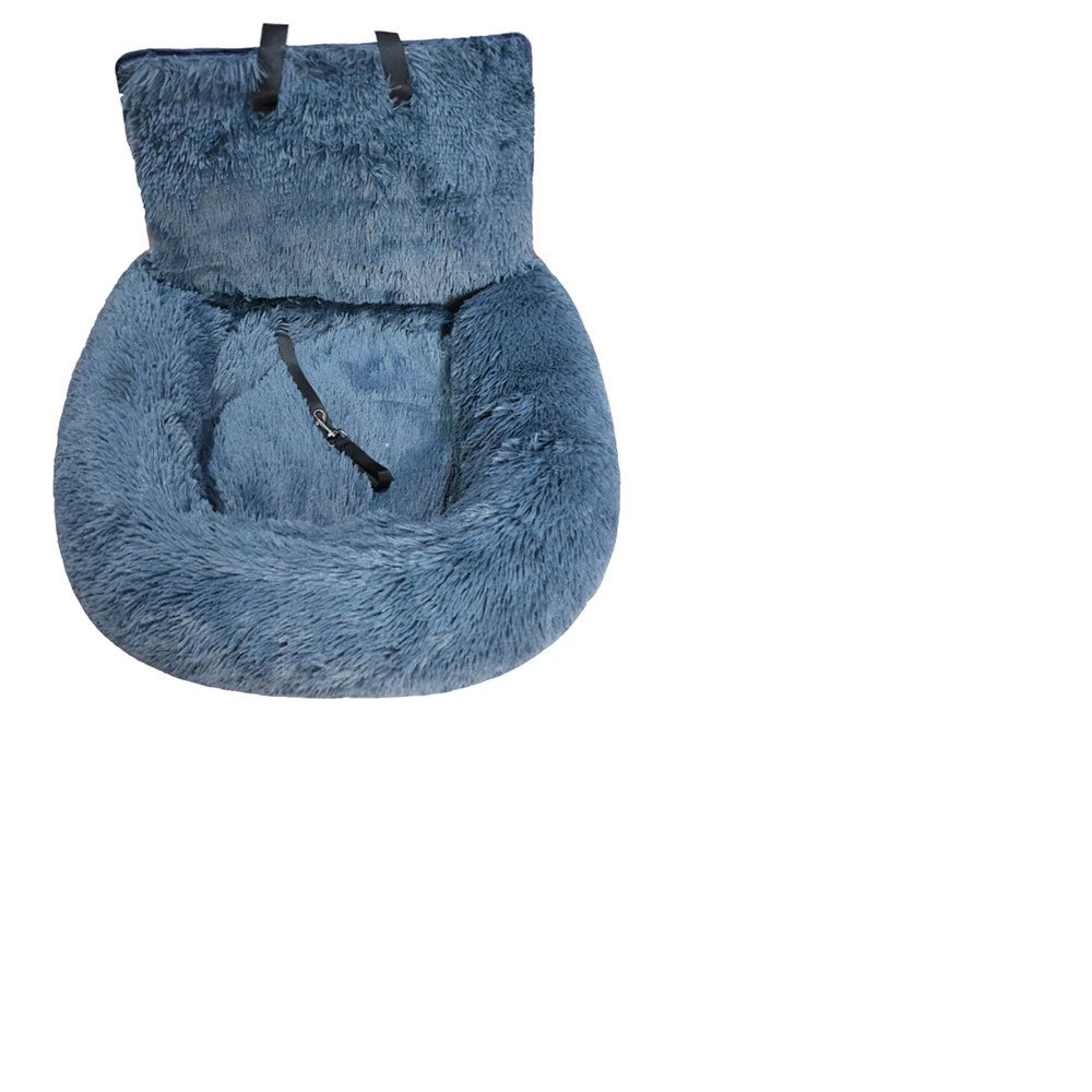 2-in-1 Car Dog Bed &amp; Safety Seat | Removable Washable Travel Pet Cushion