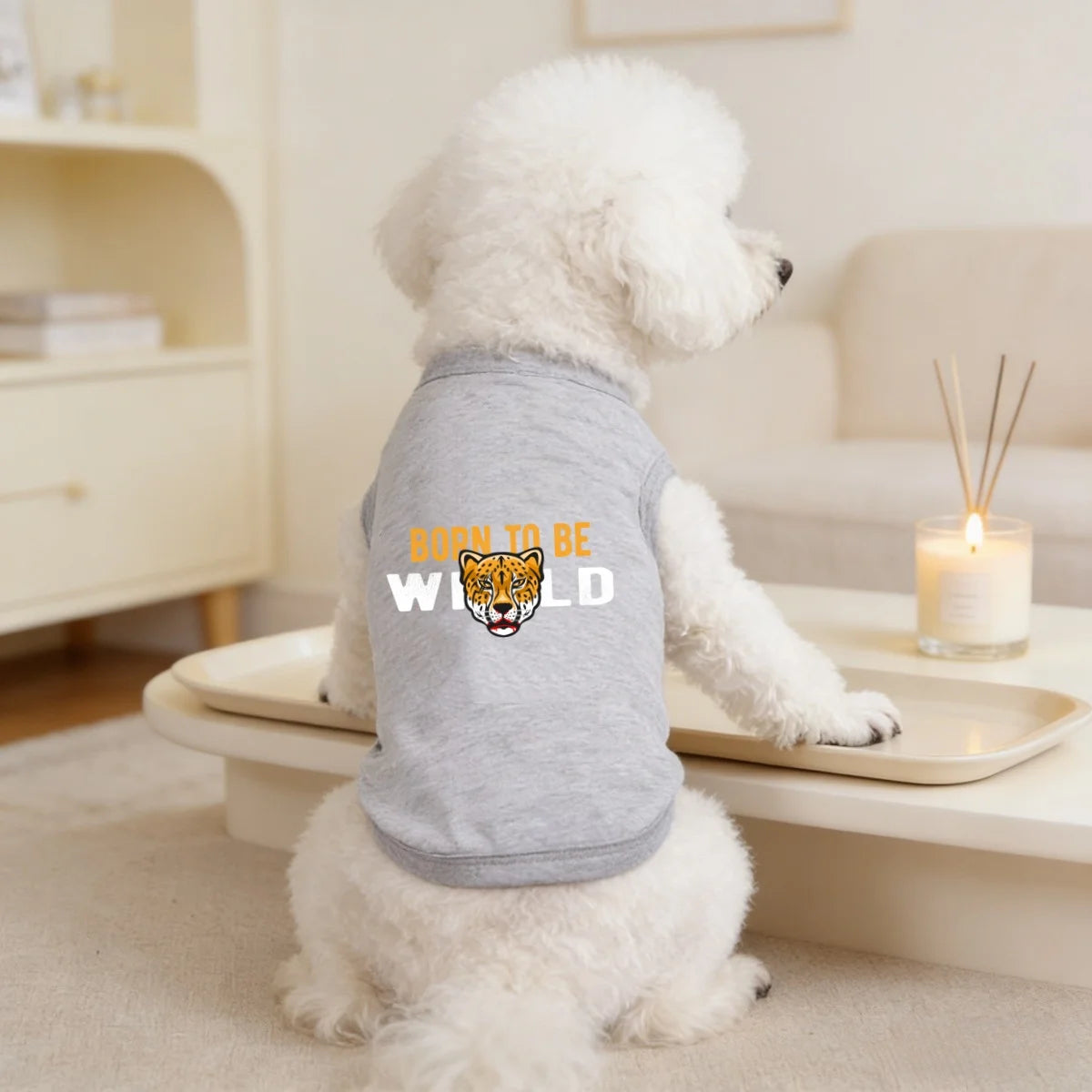 Printed Polyester Dog T-Shirt