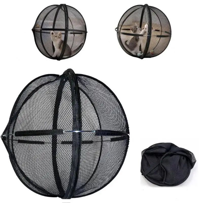 Foldable Pop-Up Cat Playpen Ball – 68 cm
