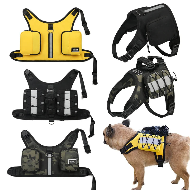 Dog Saddle Bag Backpack | Waterproof Tactical Pack for Hiking &amp; Camping