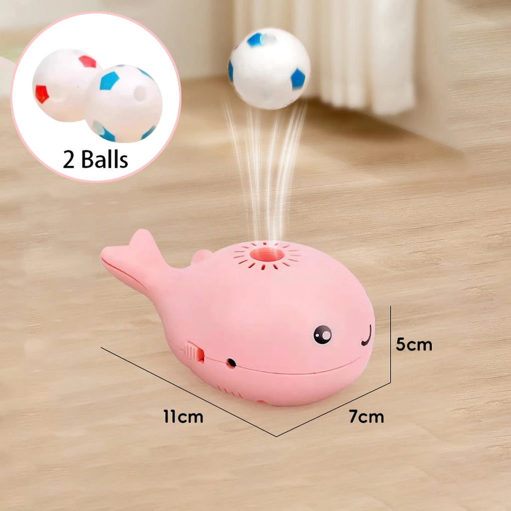Whale-Shaped Floating Ball Cat Toy