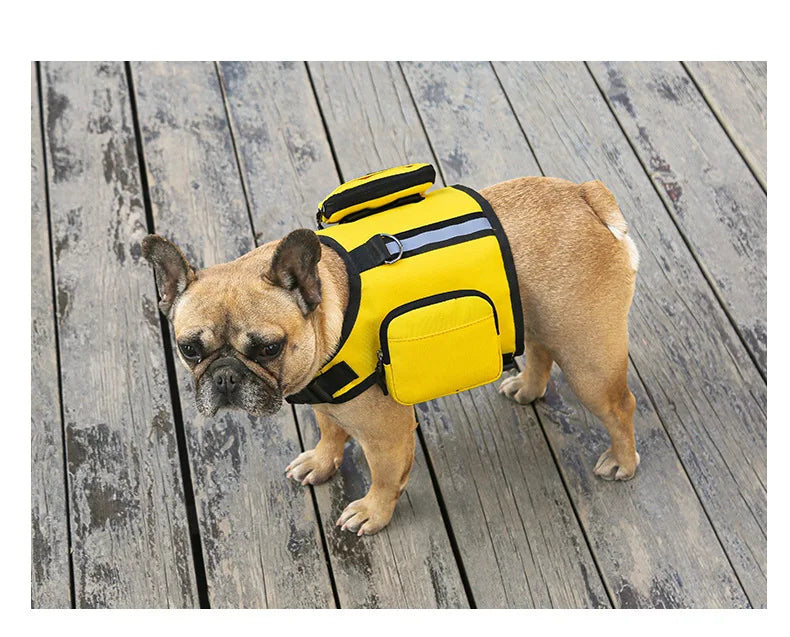 Dog Saddle Bag Backpack | Waterproof Tactical Pack for Hiking &amp; Camping