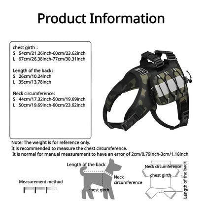Dog Saddle Bag Backpack | Waterproof Tactical Pack for Hiking &amp; Camping