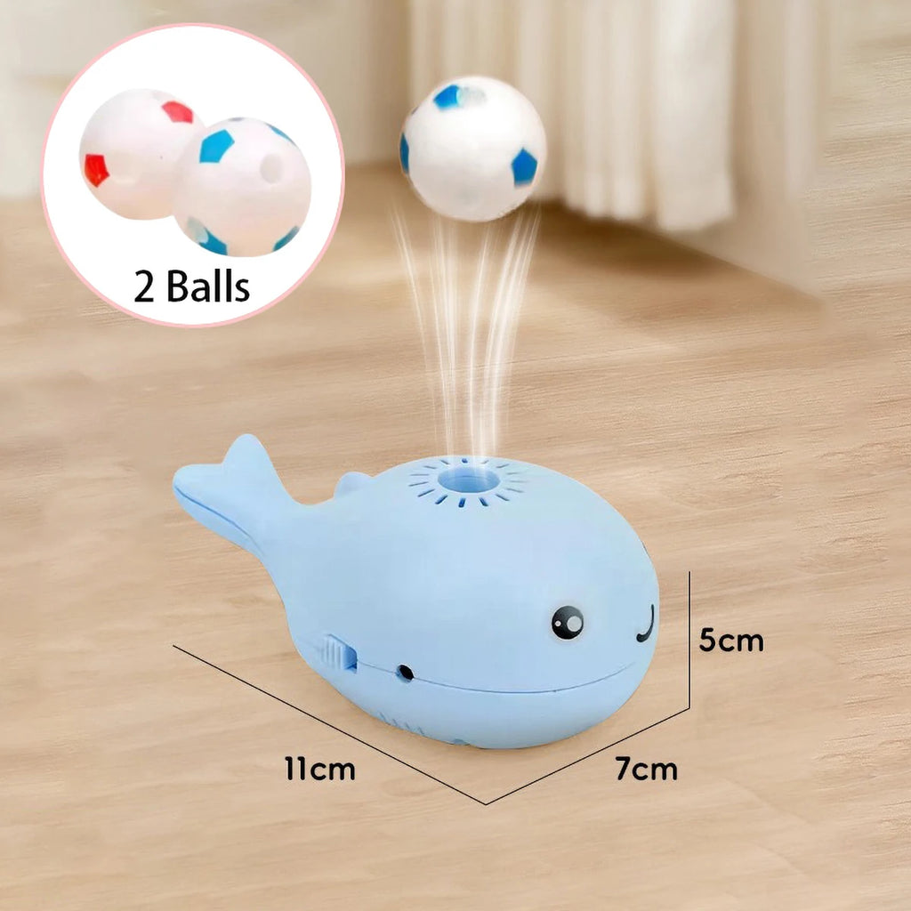 Whale-Shaped Floating Ball Cat Toy