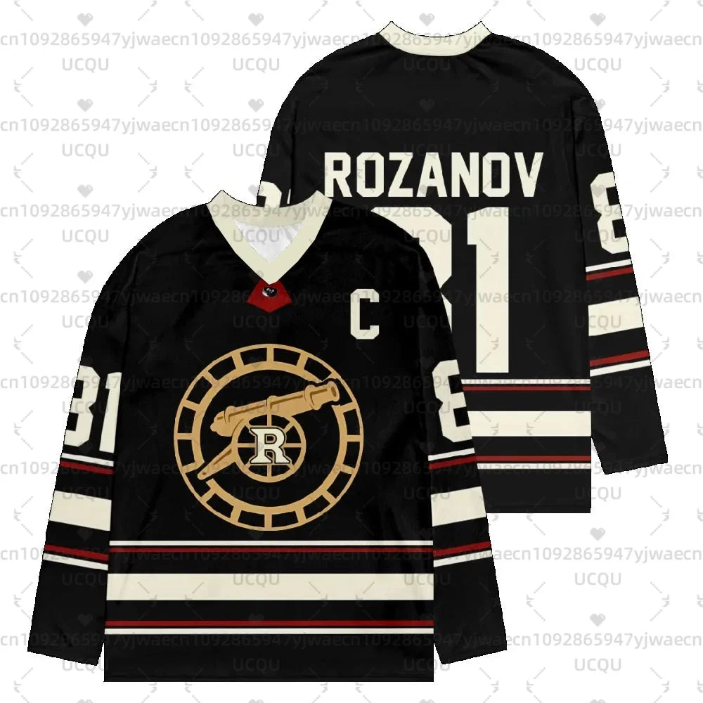 Heated Rivalry Hockey Jersey Long Sleeves Tee Women Men Rozanov 81 HOLLANDER NO.24 T-shirt Unisex Tops
