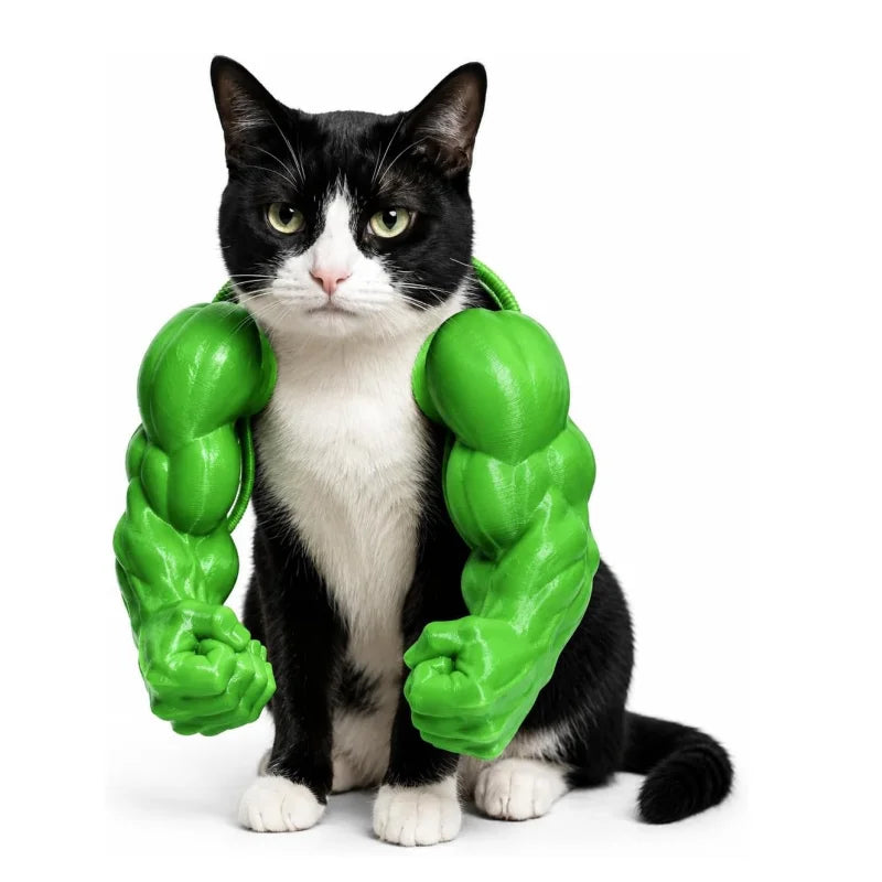 Muscle Arms Pet Costume for Cats & Small Dogs