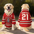 Hockey-Style Polyester Dog Jersey