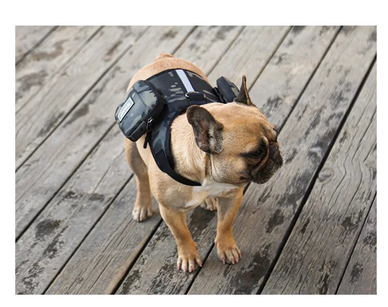 Dog Saddle Bag Backpack | Waterproof Tactical Pack for Hiking &amp; Camping