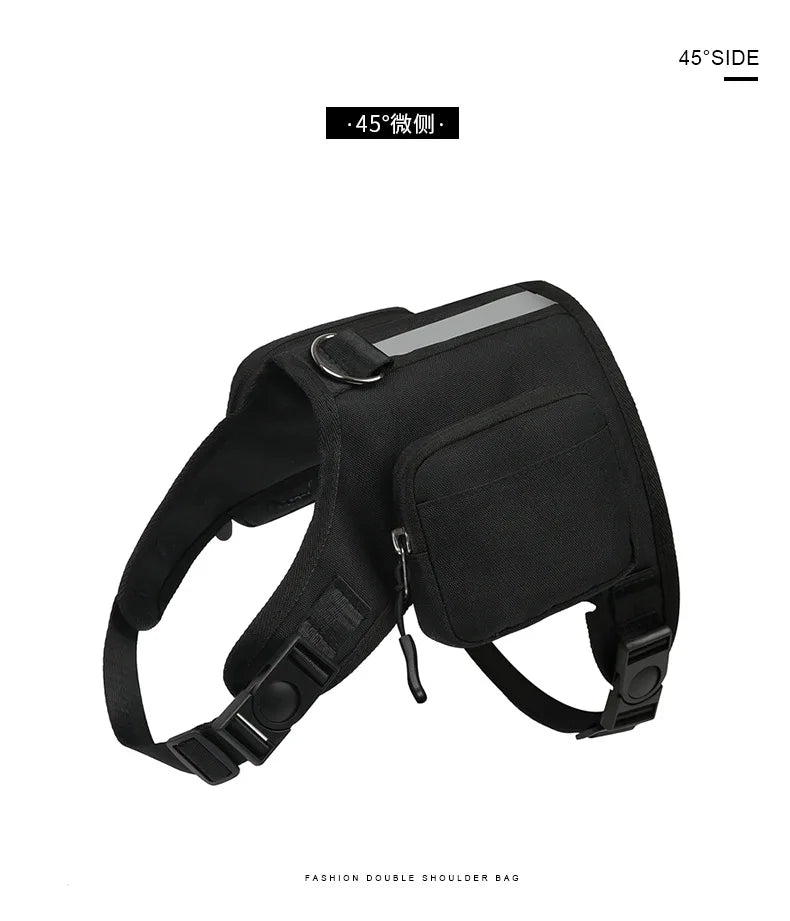 Dog Saddle Bag Backpack | Waterproof Tactical Pack for Hiking &amp; Camping