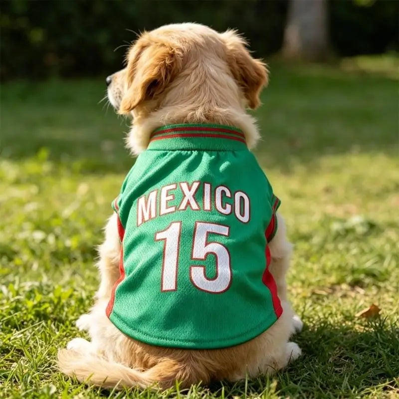 Dog Sports Shirt with Open-Weave Fabric for Casual Outings and Photos 55KF