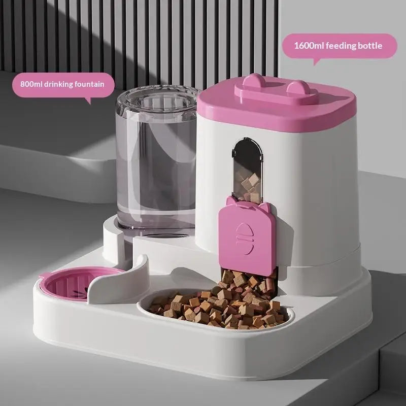 2-in-1 Pet Food and Water Dispenser