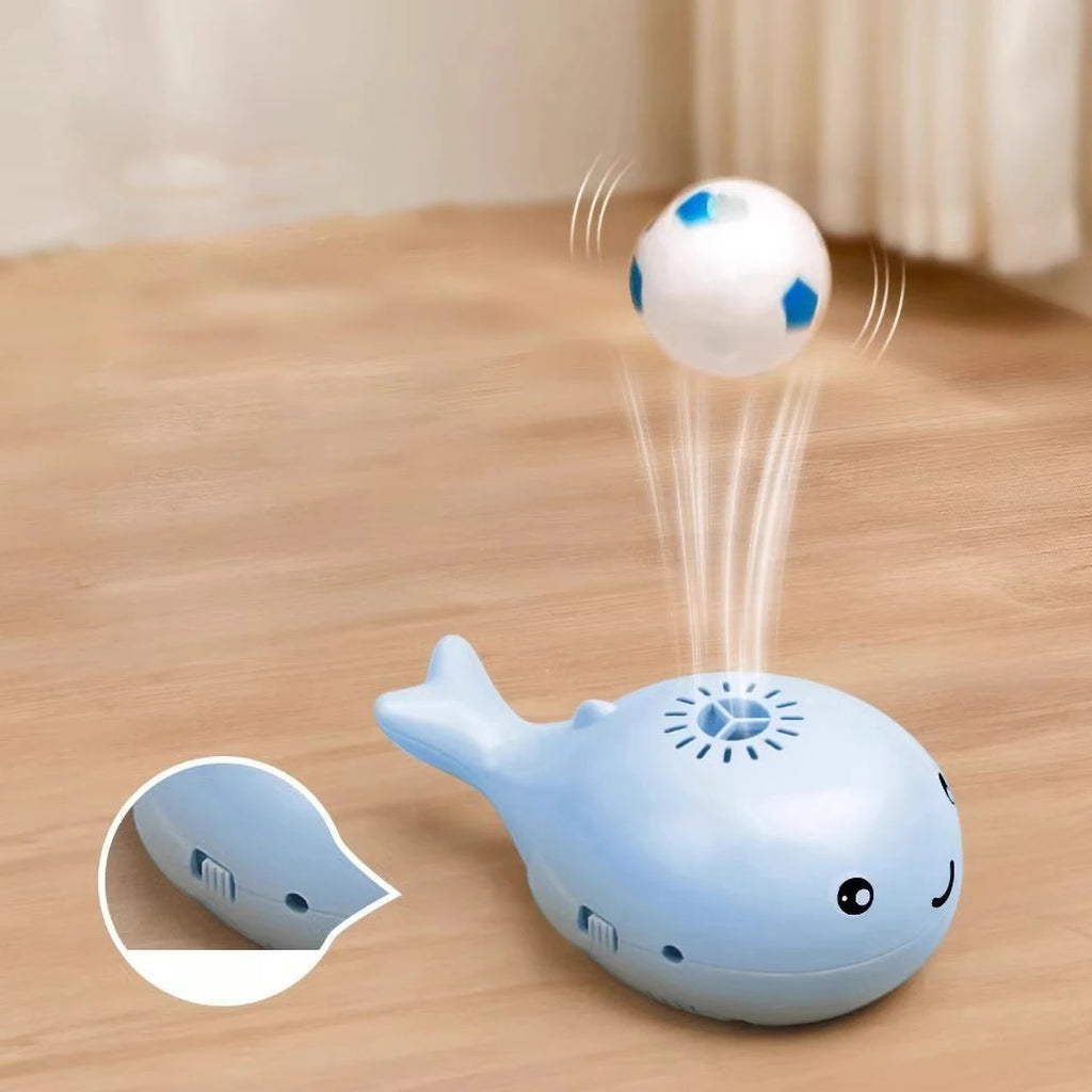 Whale-Shaped Floating Ball Cat Toy