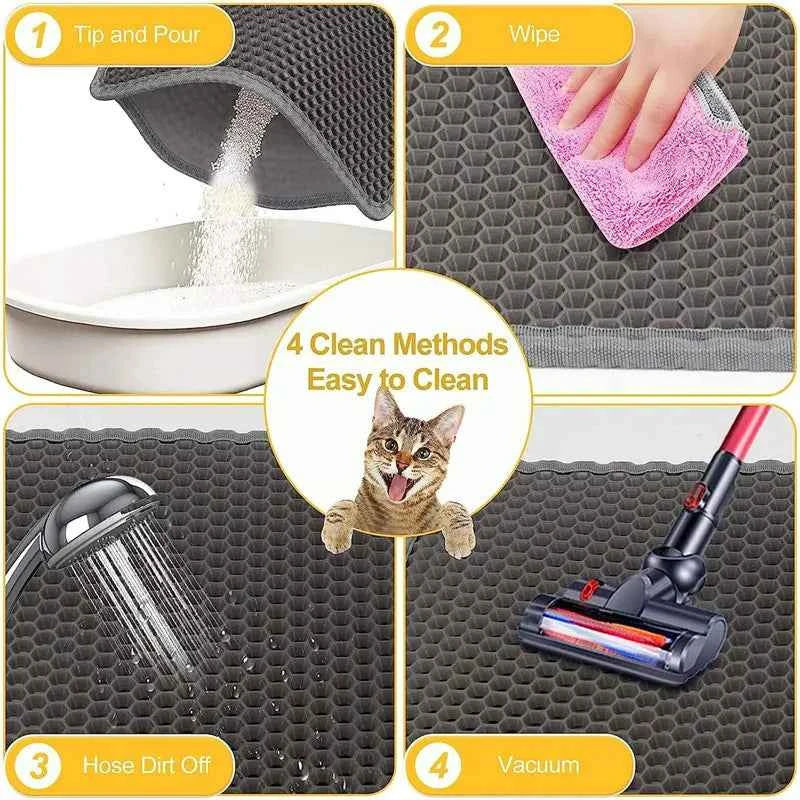 Waterproof Double-Layer Cat Litter Mat