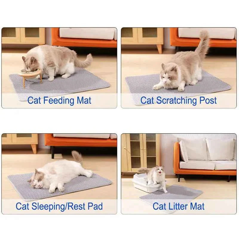 Waterproof Double-Layer Cat Litter Mat