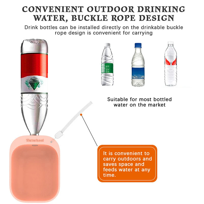 Pet Travel Water Bottle Portable Pet Dog Water Bottle Dog Cat Outdoor Water Dispenser Water Bottle Pet Supplies