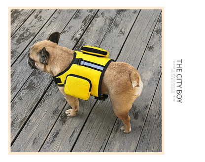 Dog Saddle Bag Backpack | Waterproof Tactical Pack for Hiking &amp; Camping