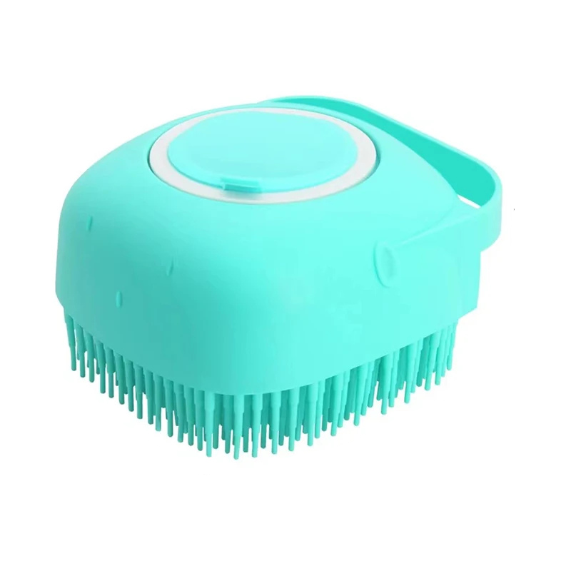 2-in-1 Silicone Pet Bath Brush & Grooming Massage Comb