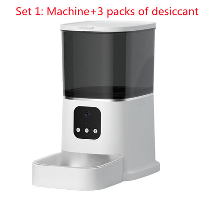 Smart WiFi Pet Automatic Feeder — 6L with App Control &amp; Camera Options