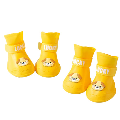 Waterproof Anti-Slip Rubber Rainshoe For Pets,Outdoor Shoe,Ankle Boots,Pet Accessories