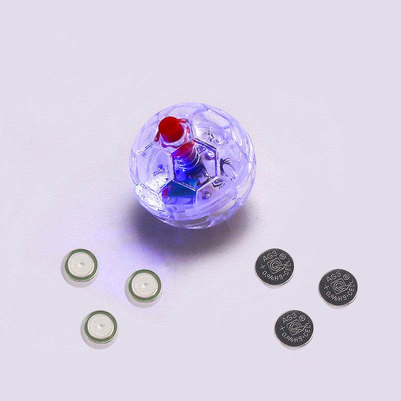 Cat Dog Toy Ball New Fashion Glowing Transparent Plastic Ball Pet Interactive