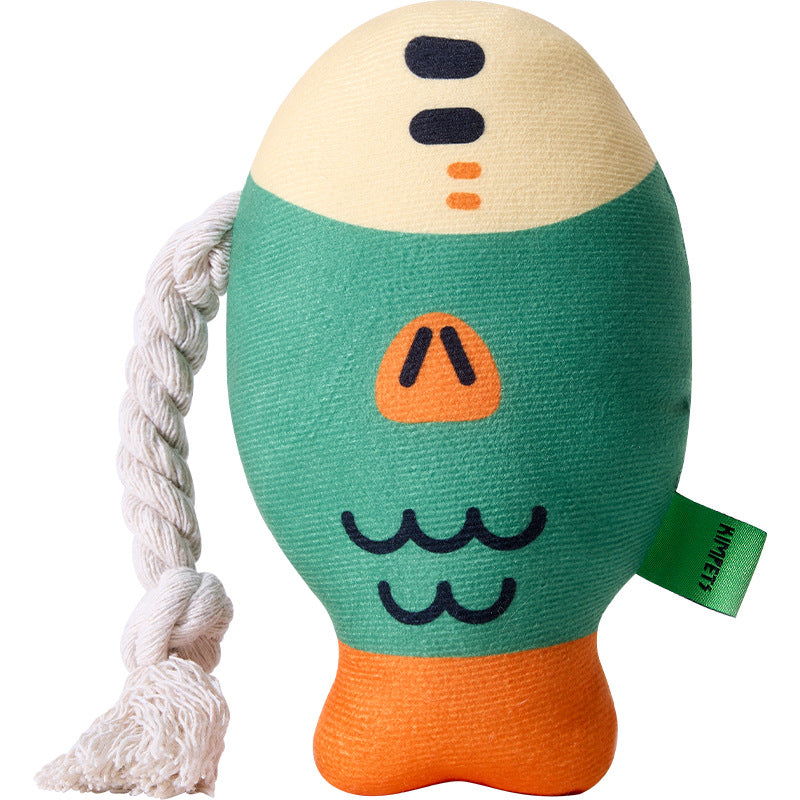 Plush Chew Toys For Inside Dog Plush Squeaky Toys Puffhead Fish Chew Toys