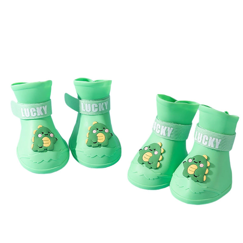 Waterproof Anti-Slip Rubber Rainshoe For Pets,Outdoor Shoe,Ankle Boots,Pet Accessories