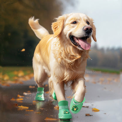 Waterproof Anti-Slip Rubber Rainshoe For Pets,Outdoor Shoe,Ankle Boots,Pet Accessories