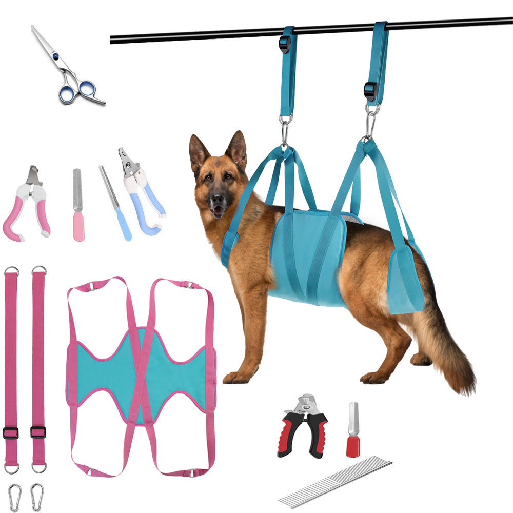 Pet Grooming Hammock – Hanging Harness for Cats & Dogs