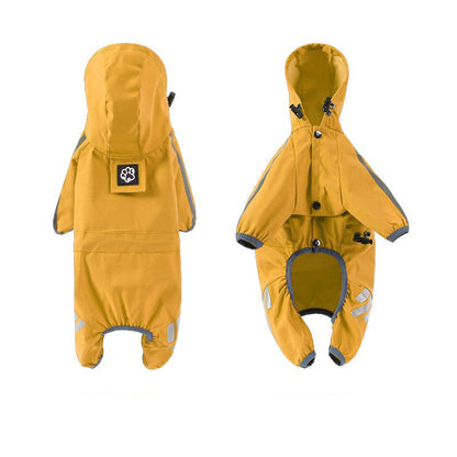 Sily Pet Raincoat Four-legged Raincoat For Dogs Small Dog Outing Clothes