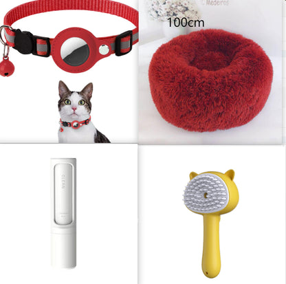 Hair Cleaning Brush With Mist Multifunctional Cat Grooming Brush Rechargeable Self Cleaning Slicker Brush For Pets Dogs &amp; Catsb Pet Products