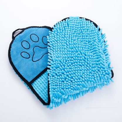 Super Absorbent Microfiber Pet Bath Towel &amp; Bathrobe for Dogs &amp; Cats
