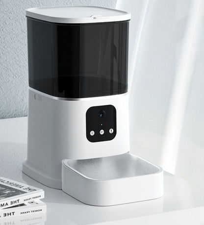 Smart WiFi Pet Automatic Feeder — 6L with App Control &amp; Camera Options