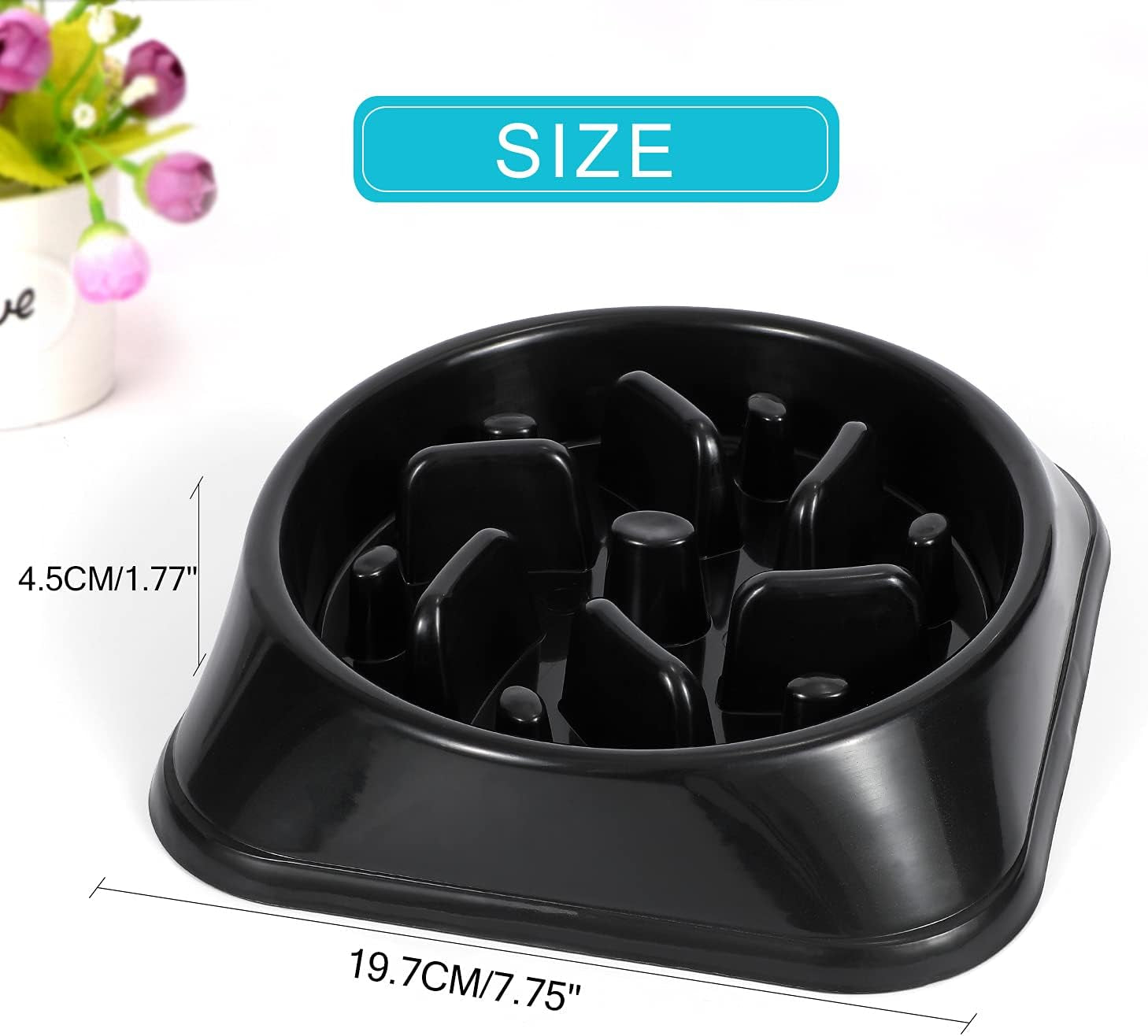 Dog Feeder Slow Eating Pet Bowl Eco-Friendly