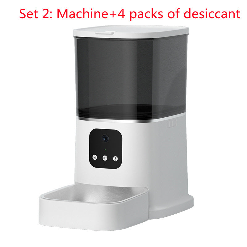 Smart WiFi Pet Automatic Feeder — 6L with App Control &amp; Camera Options