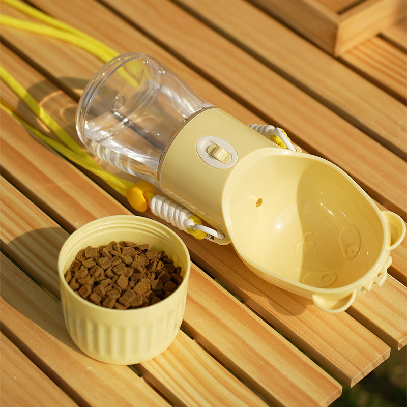 2 In 1 Portable Dog Water Bottle For Small Big Dogs Cats