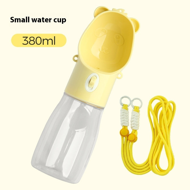 2 In 1 Portable Dog Water Bottle For Small Big Dogs Cats