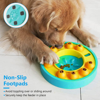 1Pc Dog Puzzle Food Feeder Slow Feeding Bowl