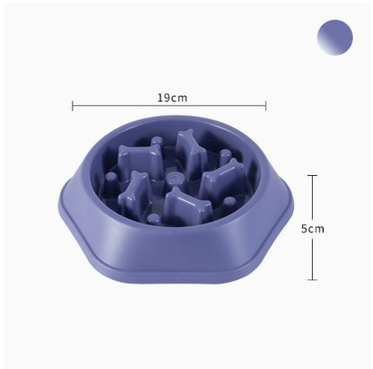 Home Style Bone Choke Prevention Slow Food Bowl