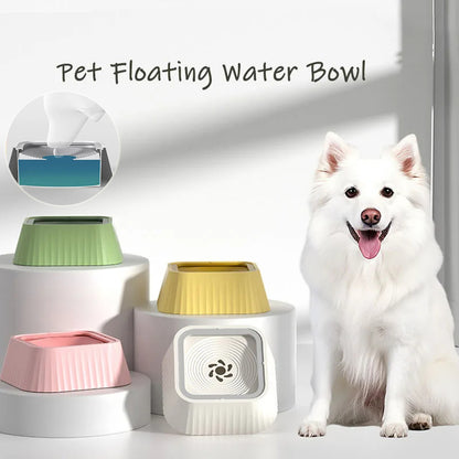 Pets Dog Cat Bowl Floating Bowl Water Drinker Not Wet Mouth Splash Water