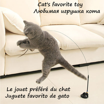 Detachable Wire Rod Sucker Cat Stick