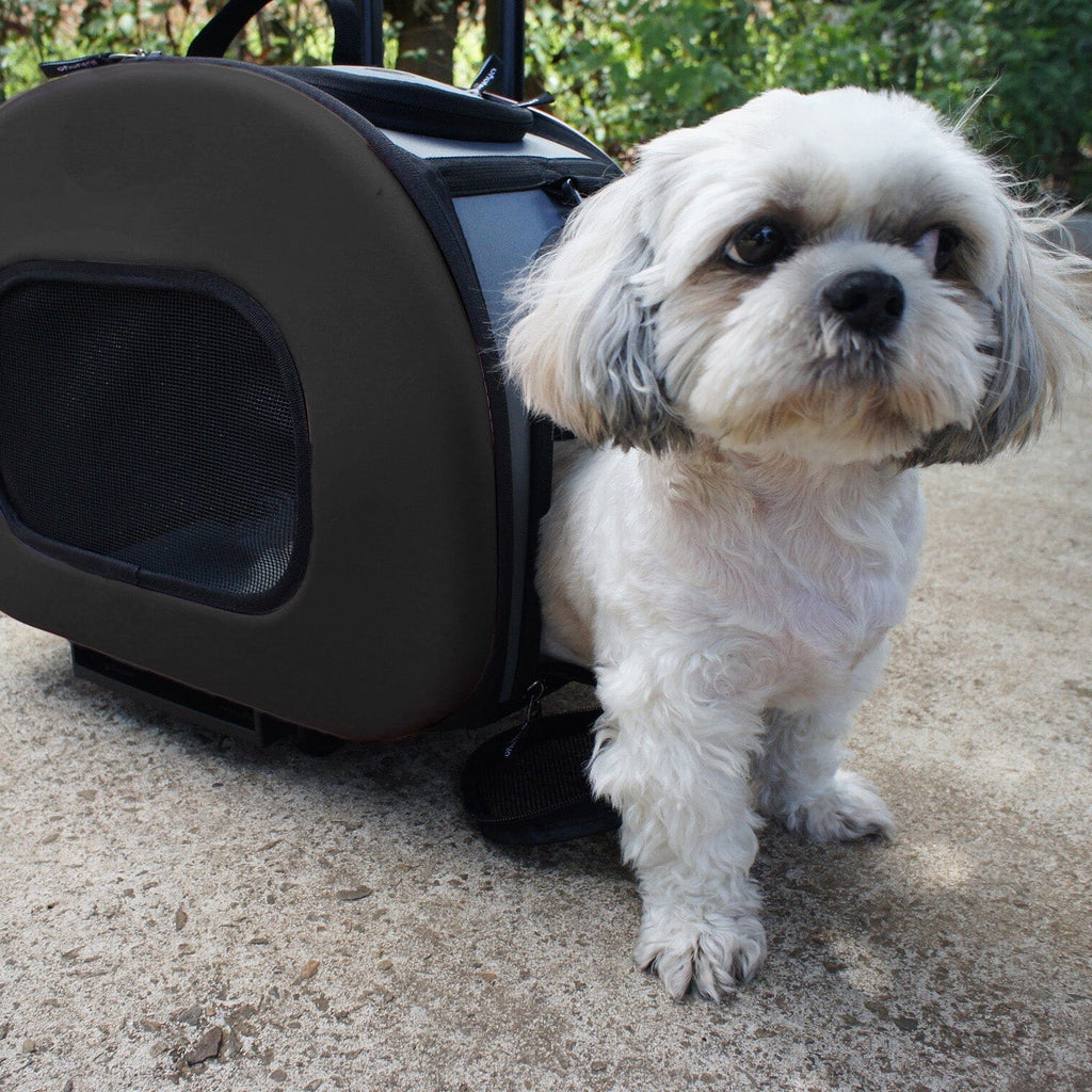 Pet Life® Airline-Approved Wheeled Collapsible Dog Carrier