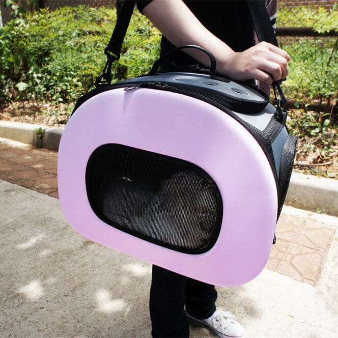Pet Life® Airline-Approved Wheeled Collapsible Dog Carrier