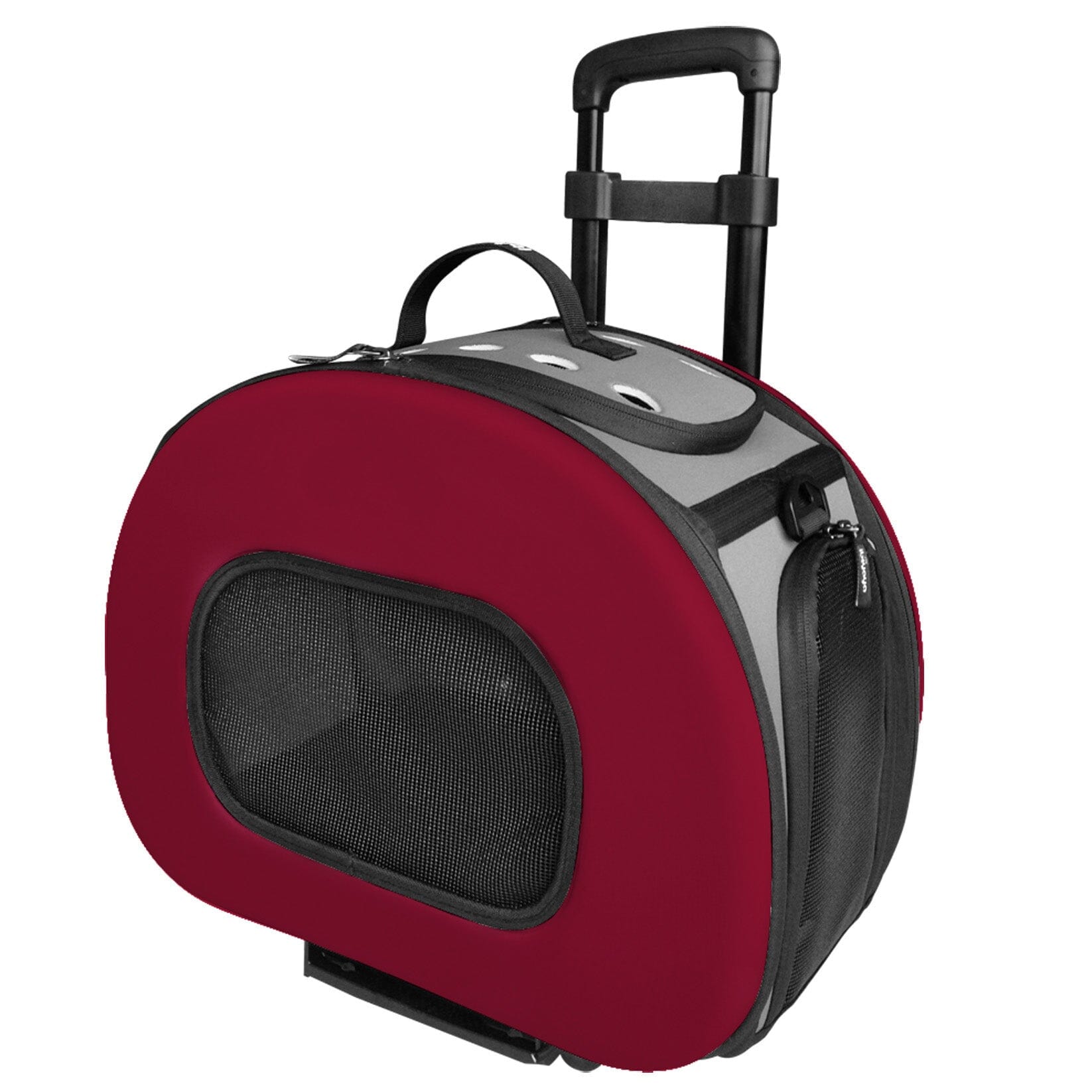 Pet Life® Airline-Approved Wheeled Collapsible Dog Carrier